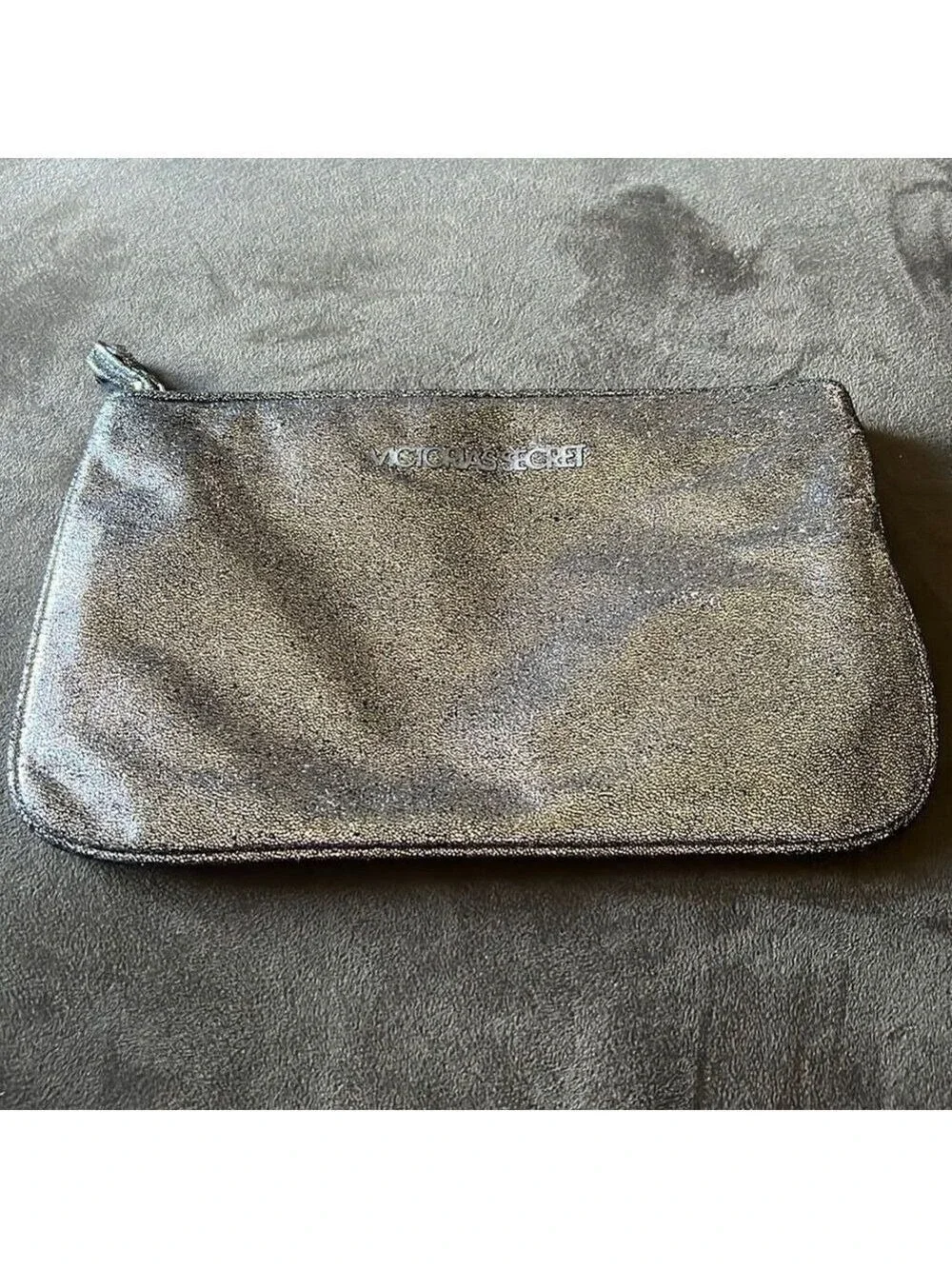 🌟 Victoria Secret Silver Large Clutch